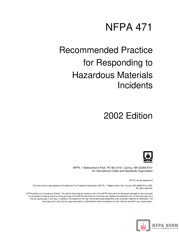 NFPA 471 PDF